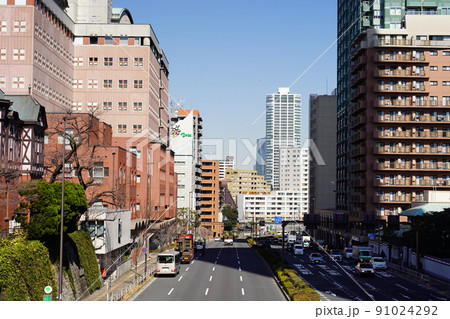 東京　高輪の風景 91024292