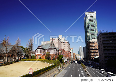 東京　高輪の風景 91024293