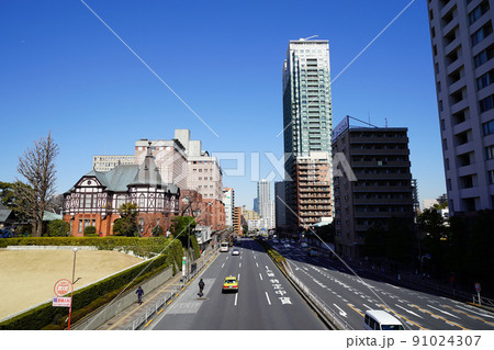東京　高輪の風景 91024307