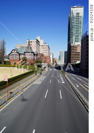 東京　高輪の風景 91024308