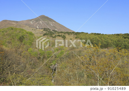 滑滝展望台　磐梯山　福島 91025489