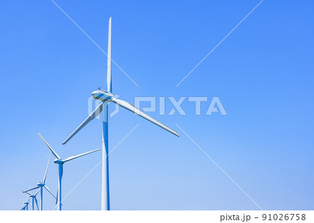 風力発電　再生可能エネルギー　再エネ　【 SDGs の イメージ 】 91026758