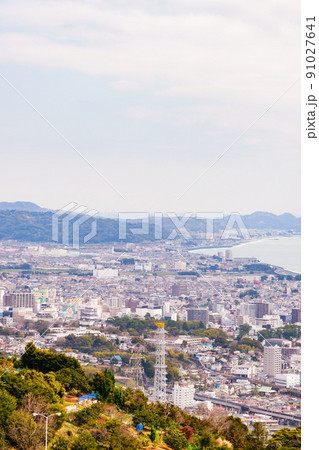 小田原市　石垣山からの眺望　【 神奈川県 の 風景 】 91027641
