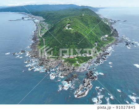 高知県室戸市 室戸岬 全景 高知県室戸市 室戸岬 全景 91027845
