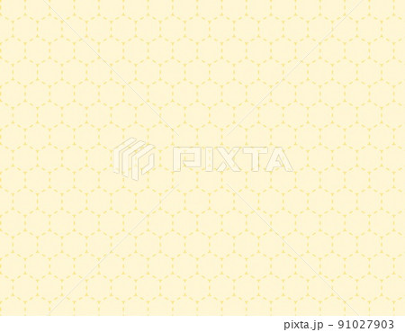 点線でできた六角形の背景イラスト 91027903