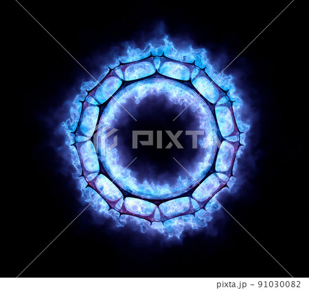 Futuristic Neon Glowing Light Portal Futuristic Neon Glowing Light Portal 91030082