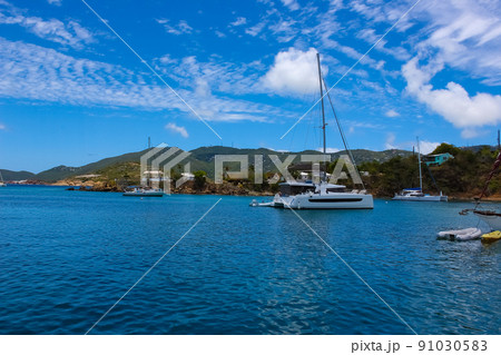 St. Thomas, USVI. Heavensight cruise ship dock in Charlotte Amelie. 91030583