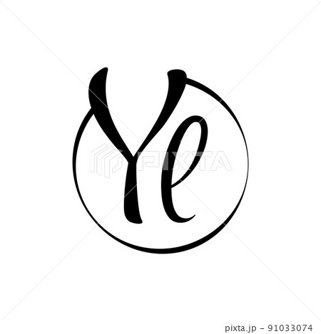 YL Letter Logo Elegant Wave Monogram Design Stock Vector - Illustration of  font, initial: 241020509