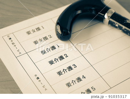 要介護認定　介護保険制度 91035317