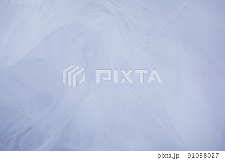 背景素材　白　white　ホワイト　チュール　BG　白背景　テキストスペース　背景 91038027