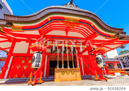 東京 新宿区 歌舞伎町の都市風景 花園神社 東京 新宿区 歌舞伎町の都市風景 花園神社 91038204