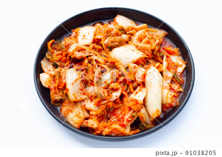 Kimchi, Korean dish of spicy fermented vegetables Kimchi, Korean dish of spicy fermented vegetables 91038205