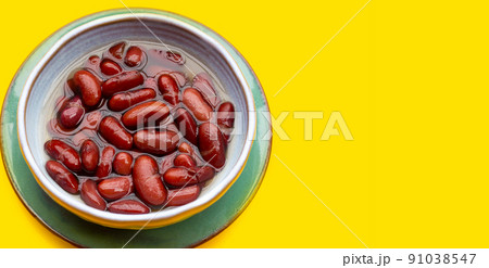 Sweet boiled red beans, Delicious dessert 91038547