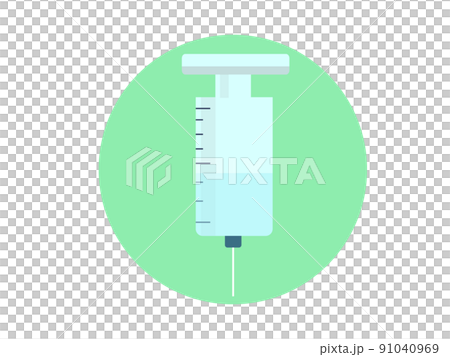 Syringe background transparent vaccine medical icon illustration 91040969