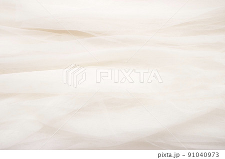 白いチュールの背景素材 91040973