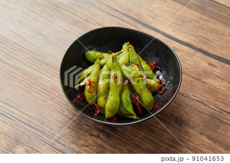 枝豆のアヒージョ　　枝豆のペペロンチーノ 91041653