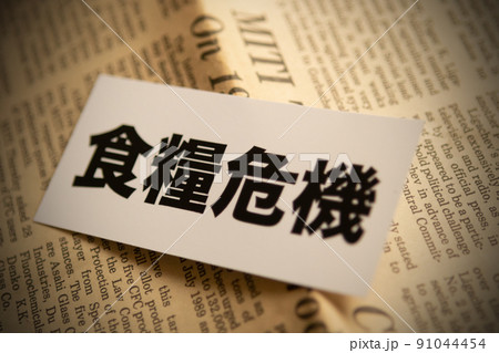 イメージ写真　経済　食糧危機 91044454