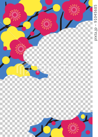 新年賀卡設計插圖垂直構圖 新年賀卡設計插圖垂直構圖 91045685