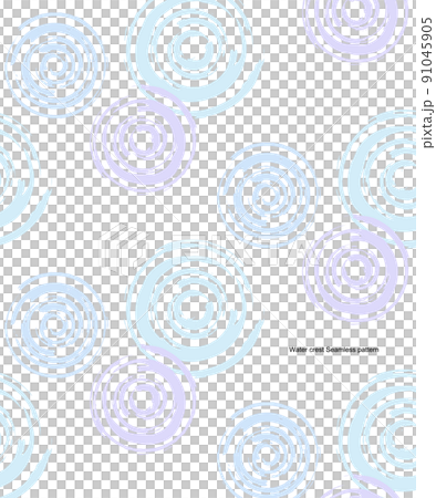 Water ripple ripple seamless pattern pattern vector swatch summer 91045905