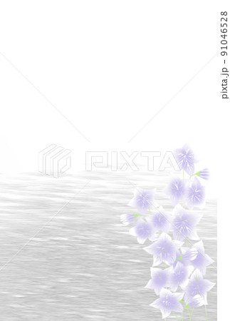 仏事用はがきりんどうと水 91046528