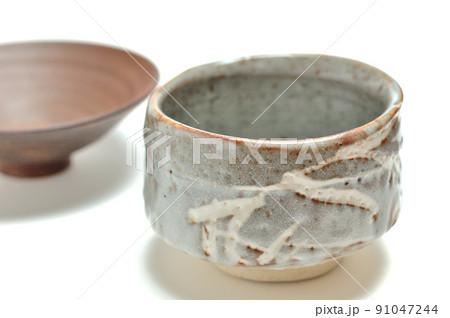 鼠志野の抹茶茶碗 91047244