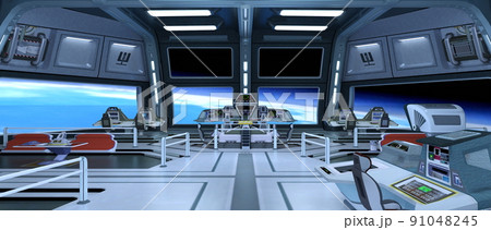 宇宙船内の風景 宇宙船内の風景 91048245