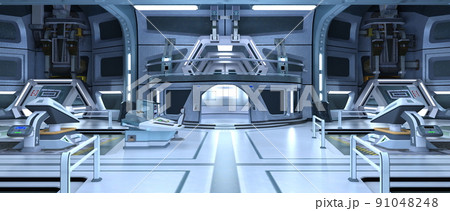 宇宙船内の風景 宇宙船内の風景 91048248