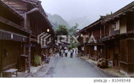 Tsumago-juku sta. on Nakasen-do road / 妻籠宿 @信州中山道 Tsumago-juku sta. on Nakasen-do road / 妻籠宿 @信州中山道 91049348