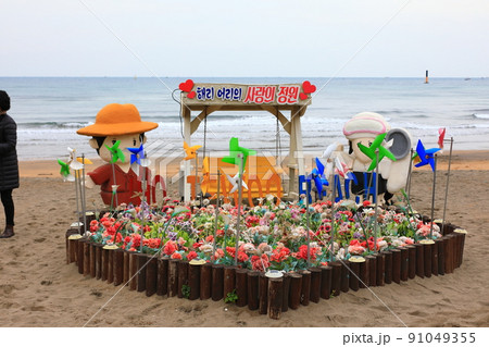 済州島 ビーチ 海水浴場 91049355