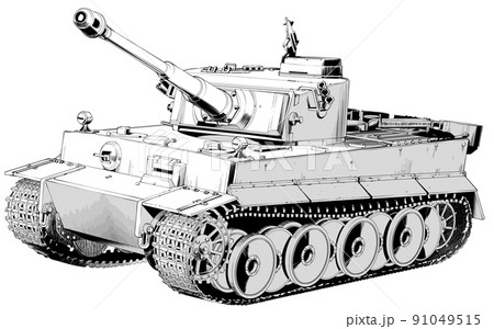 戦車モノトーン 91049515
