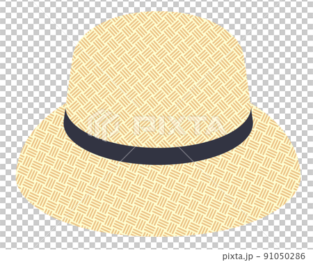 Straw hat white background 91050286