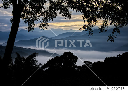 台湾の雲海 南投県武界の秘境 Sea clouds in Taiwan Nantou 台湾の雲海 南投県武界の秘境 Sea clouds in Taiwan Nantou 91050733