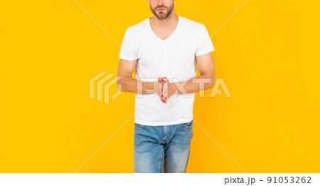 male casual fashion. mens beauty. man with bristle in white shirt. male casual fashion. mens beauty. man with bristle in white shirt. 91053262