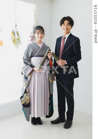 卒業式　袴　 91053716