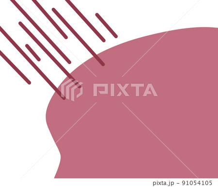 Hand drawing blob and parallel graphic lines hip organic art abstract element Hand drawing blob and parallel graphic lines hip organic art abstract element 91054105