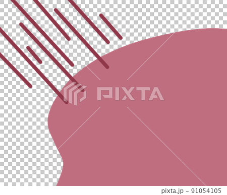 Hand drawing blob and parallel graphic lines hip organic art abstract element Hand drawing blob and parallel graphic lines hip organic art abstract element 91054105