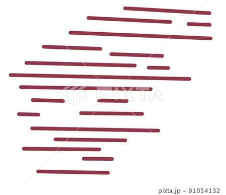 Hand drawing line parallel graphic hip art abstract element 91054132