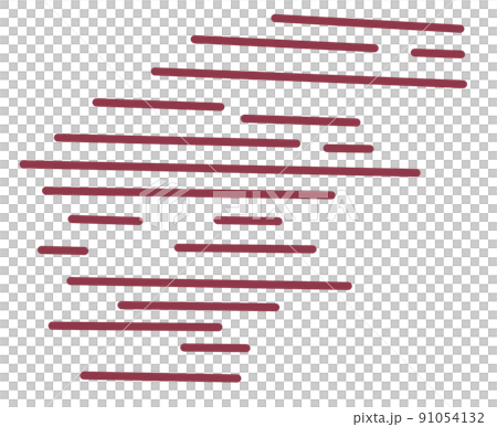 Hand drawing line parallel graphic hip art abstract element 91054132
