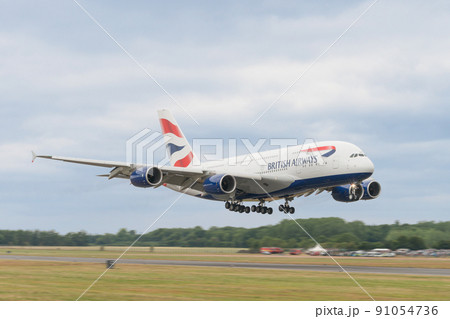 英国航空A380-800ゴーアラウンド 英国航空A380-800ゴーアラウンド 91054736