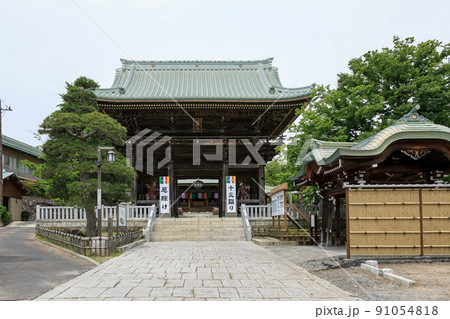 十三詣りで有名な村松山 虚空蔵堂の仁王門【東海村】 十三詣りで有名な村松山 虚空蔵堂の仁王門【東海村】 91054818