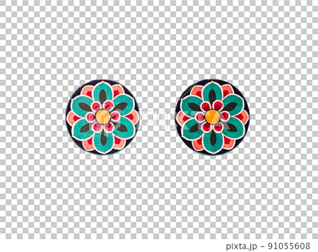 Dancheong pattern, Korean traditional pattern - Stock Illustration ...
