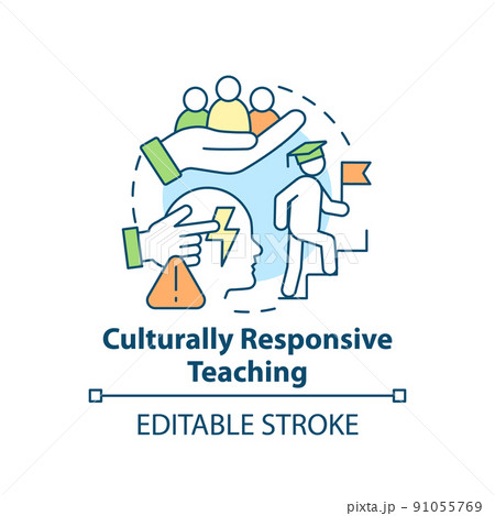 Culturally Responsive Teaching Concept Icon....のイラスト素材 [91055769] - PIXTA