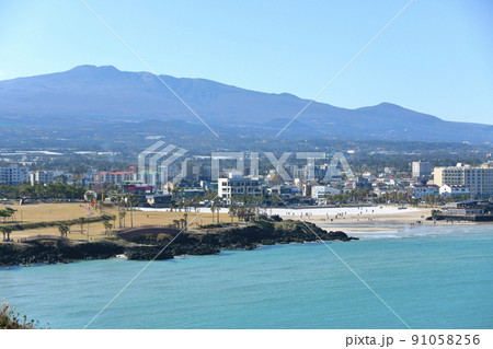 済州島 ビーチ 海水浴場 91058256