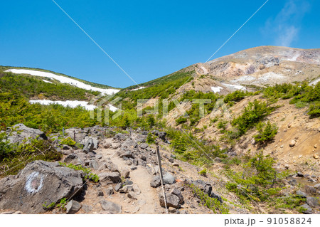 一切経山 登山道印 マーキング 目印 一切経山 登山道印 マーキング 目印 91058824