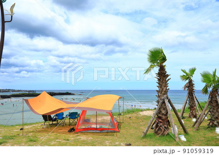済州島 ビーチ 海水浴場 91059319