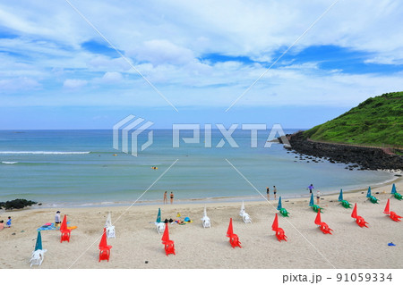 済州島 ビーチ 海水浴場 91059334