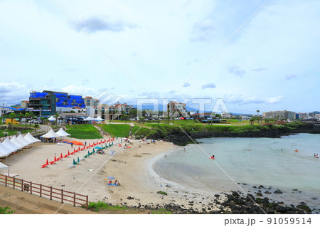 済州島 ビーチ 海水浴場 91059514