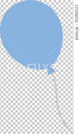 風船_1個_青色の風船 91060122