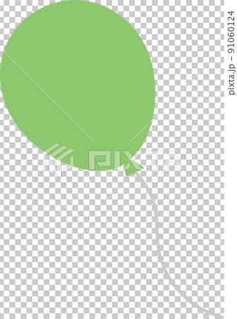 _1個氣球_黃綠色氣球 91060124