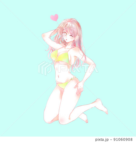 セクシーな女性 ビキニのイラスト素材 [91060908] - PIXTA